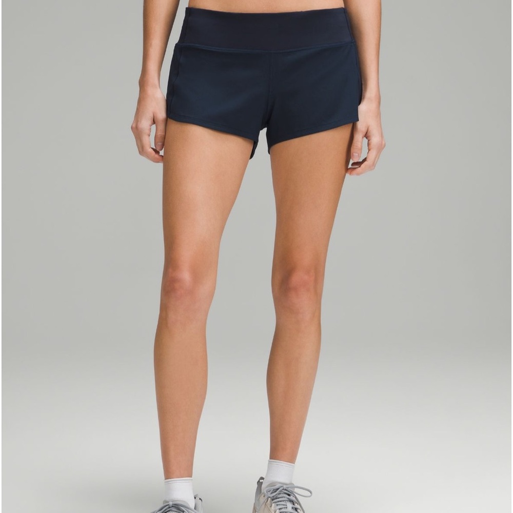 Speed up low rise lined shorts 2.5